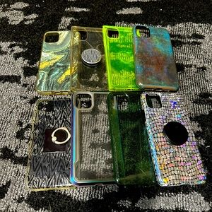 Lot of 8 used iPhone 11 Pro Max cases
